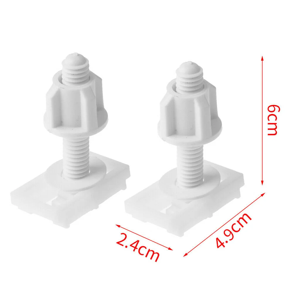 2X Toilet Seat White Hinges Full Set Bolts Screws Bathroom Repair Kit Tools Toilet Cover Screw Accessories
2X Toilet Seat White Hinges Full Set Bolts Screws Bathroom Repair Kit Tools Toilet Cover Screw Accessories
