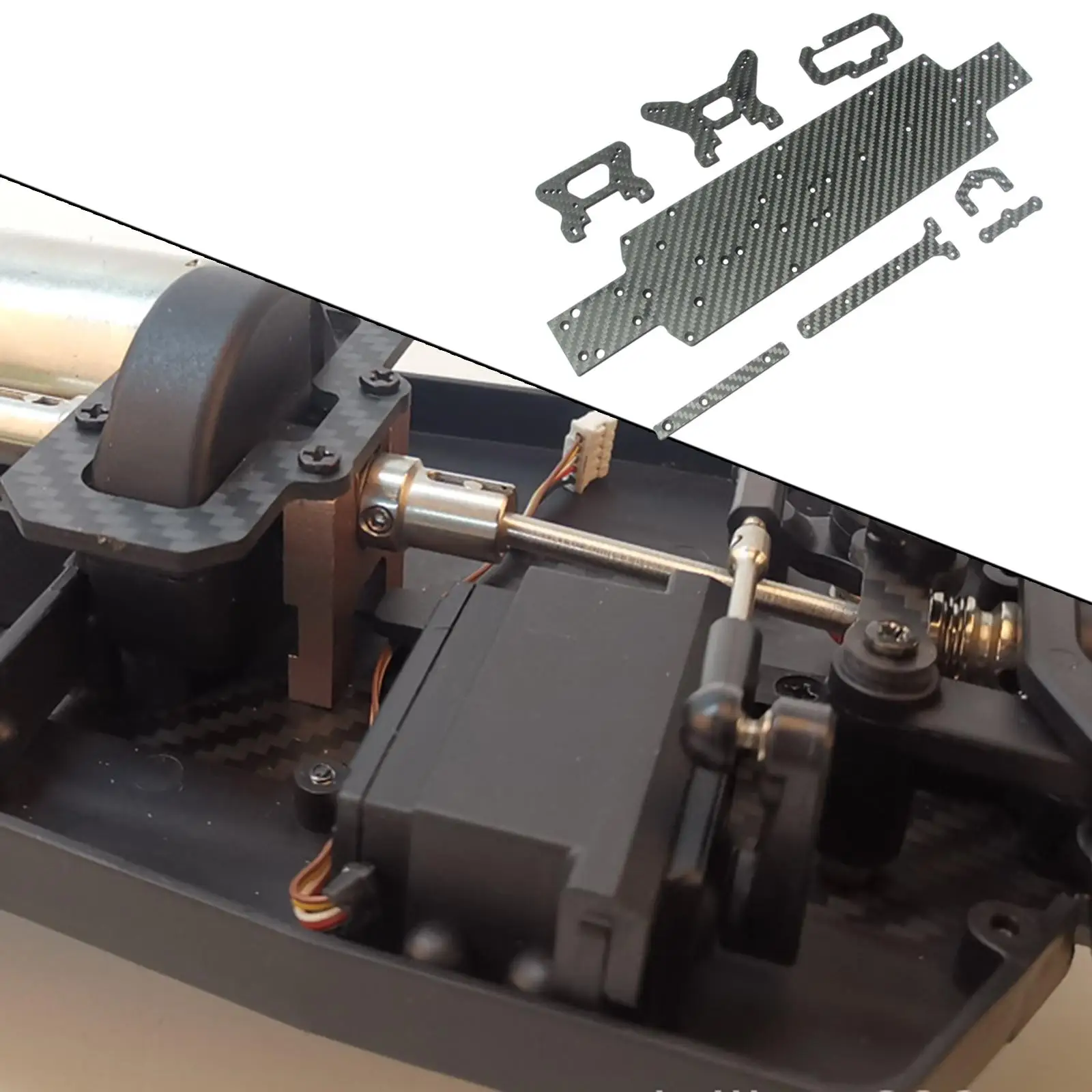 Передний и задний амортизатор RC с основным шасси для модели Wltoys 104001
Передний и задний амортизатор RC с основным шасси для модели Wltoys 104001