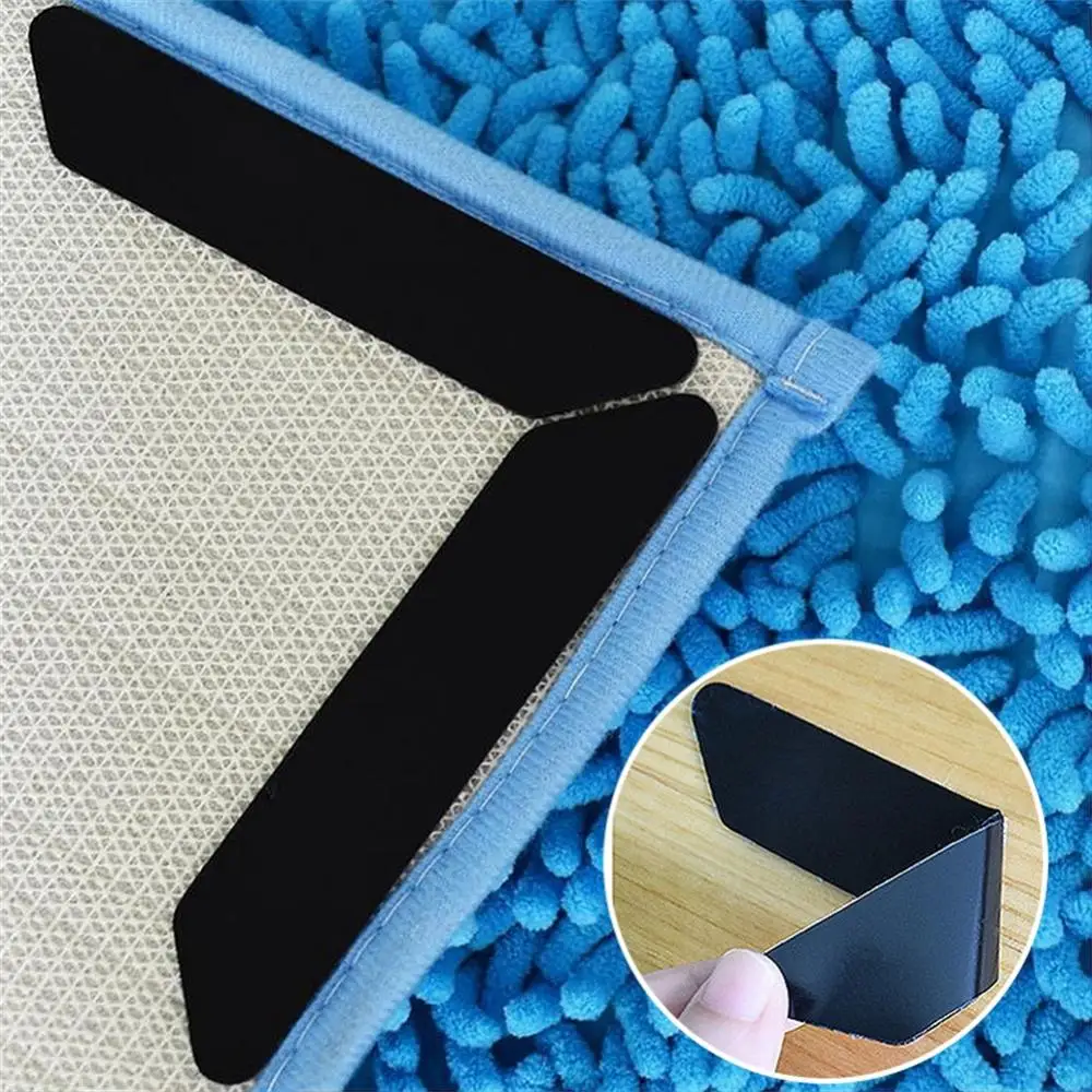 8pcs Carpet Anti Slip Anti Curling Patch Reusable Washable Rug Carpet Tape Fixed Sticker Right-angle L-shaped Tape Corner Pad
8pcs Carpet Anti Slip Anti Curling Patch Reusable Washable Rug Carpet Tape Fixed Sticker Right-angle L-shaped Tape Corner Pad