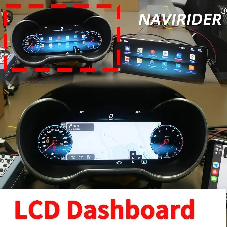 Панель приборов с цифровым дисплеем и спидометром для Mercedes Benz C-Class W205 GLC-Class 2015-2018, виртуальная приборная панель
Панель приборов с цифровым дисплеем и спидометром для Mercedes Benz C-Class W205 GLC-Class 2015-2018, виртуальная приборная панель