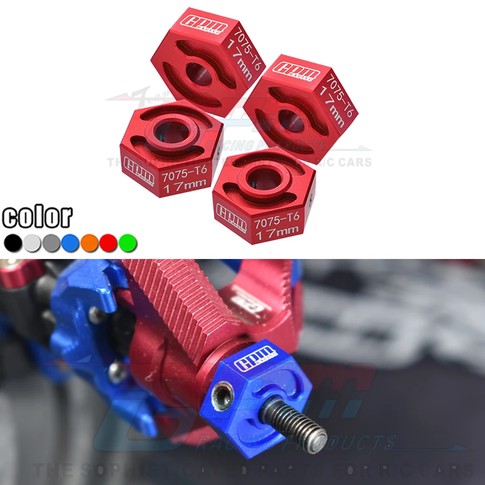GPM Metal Alloy +8mm Thickness 17mm Hex Adapter LOS242053 For Losi 1/8 LMT 4WD Solid Axle Monster Truck LOS04021 Upgrade Parts
GPM Metal Alloy +8mm Thickness 17mm Hex Adapter LOS242053 For Losi 1/8 LMT 4WD Solid Axle Monster Truck LOS04021 Upgrade Parts