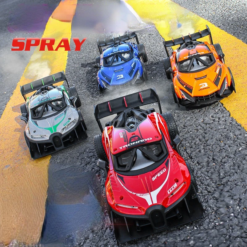 

4 Channels RC Car with Led Light 2.4G Radio Remote Control Cars Sports Car High-speed Drift Car Boys Toys for Children 30M