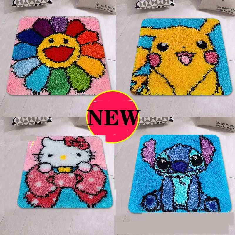 Cute Anime Foamiran Tapestry Kits Latch Hook Rug Kits Carpet Embroidery Hook Needlework Button Package Crafts Latch Hook Yarn
Cute Anime Foamiran Tapestry Kits Latch Hook Rug Kits Carpet Embroidery Hook Needlework Button Package Crafts Latch Hook Yarn