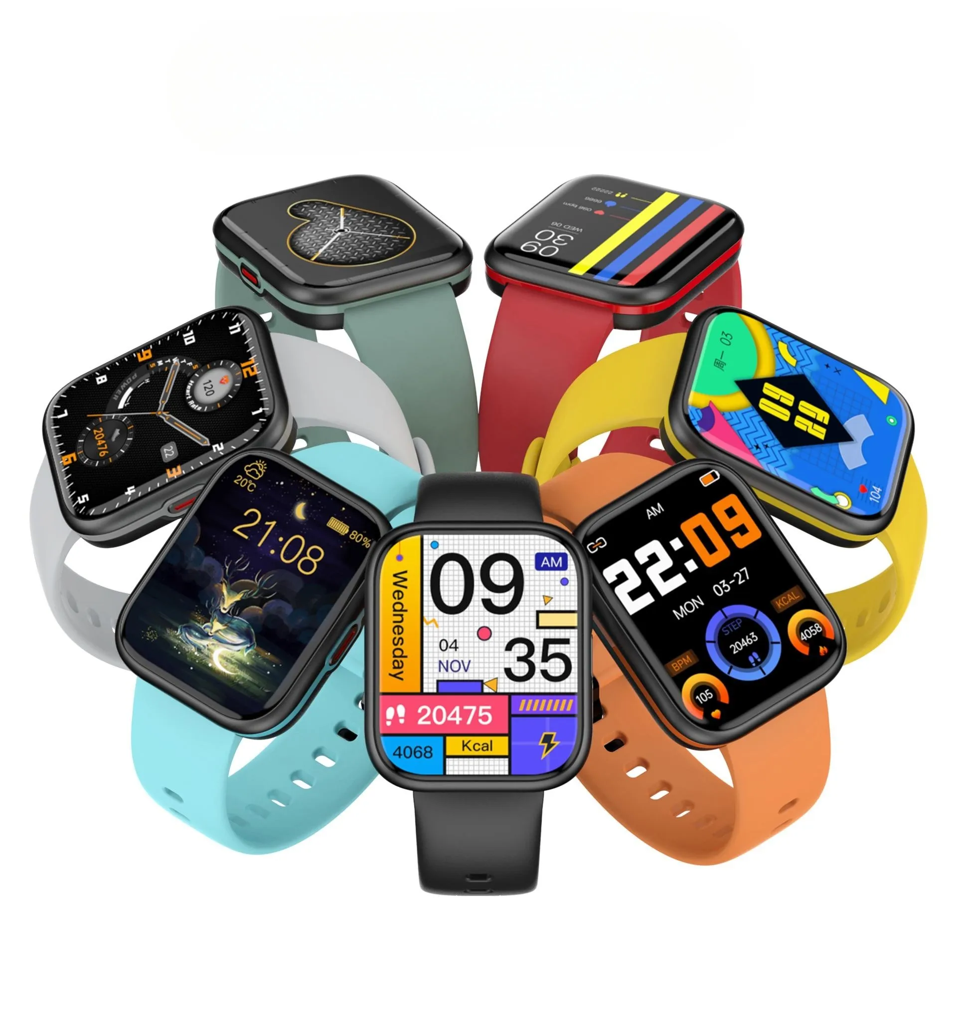 Smart Watch 113 Sports Modes GPS NFC Heart Rate IP68 Waterproof Blood Oxygen Health Monitoring Bluetooth Call Man Woman Fitness 
Smart Watch 113 Sports Modes GPS NFC Heart Rate IP68 Waterproof Blood Oxygen Health Monitoring Bluetooth Call Man Woman Fitness