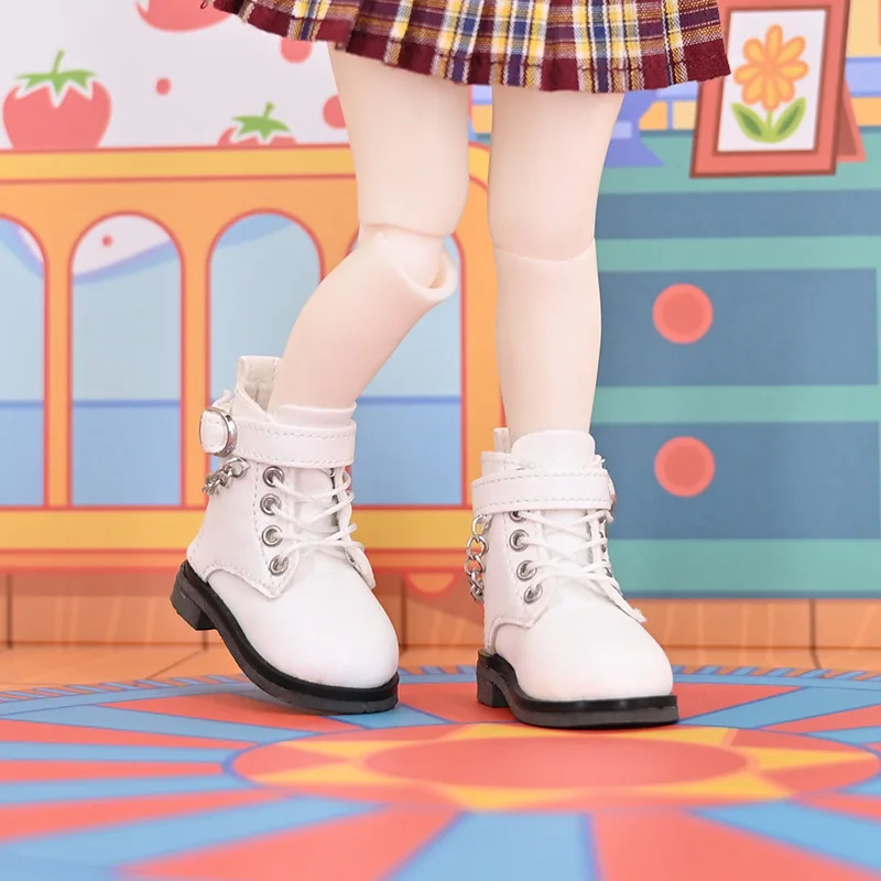 Doll Shoes for 1/6 Bjd doll 5cm Length Leather Boots for 28cm Baby Doll Girls Dress Up Accessories White/ Black/ Brown/ Orange
Doll Shoes for 1/6 Bjd doll 5cm Length Leather Boots for 28cm Baby Doll Girls Dress Up Accessories White/ Black/ Brown/ Orange