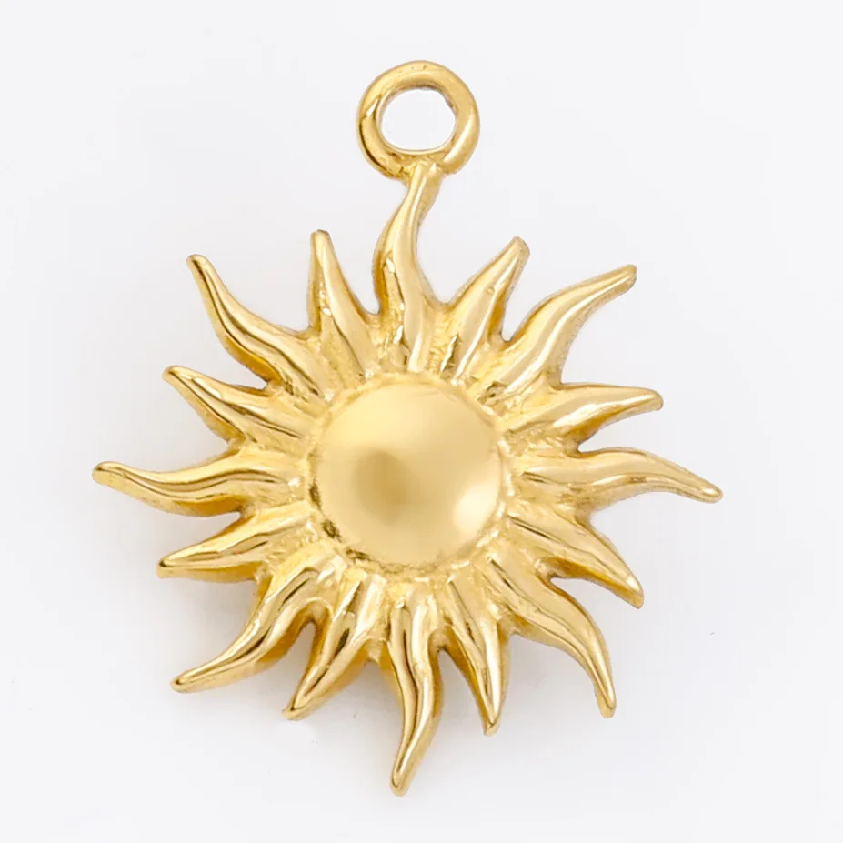 WZNB 3Pcs Sun Charms for Jewelry Making Stainless Steel Sunflower Pendant Findings Diy Earring Necklace Craft Accessories
WZNB 3Pcs Sun Charms for Jewelry Making Stainless Steel Sunflower Pendant Findings Diy Earring Necklace Craft Accessories