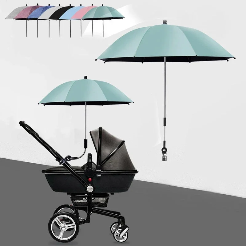 Sunscree With Stroller Clamp Universal Stroller Accessories Cover Rainproof Stroller Protection Umbrella Baby Baby Umbrella
Sunscree With Stroller Clamp Universal Stroller Accessories Cover Rainproof Stroller Protection Umbrella Baby Baby Umbrella