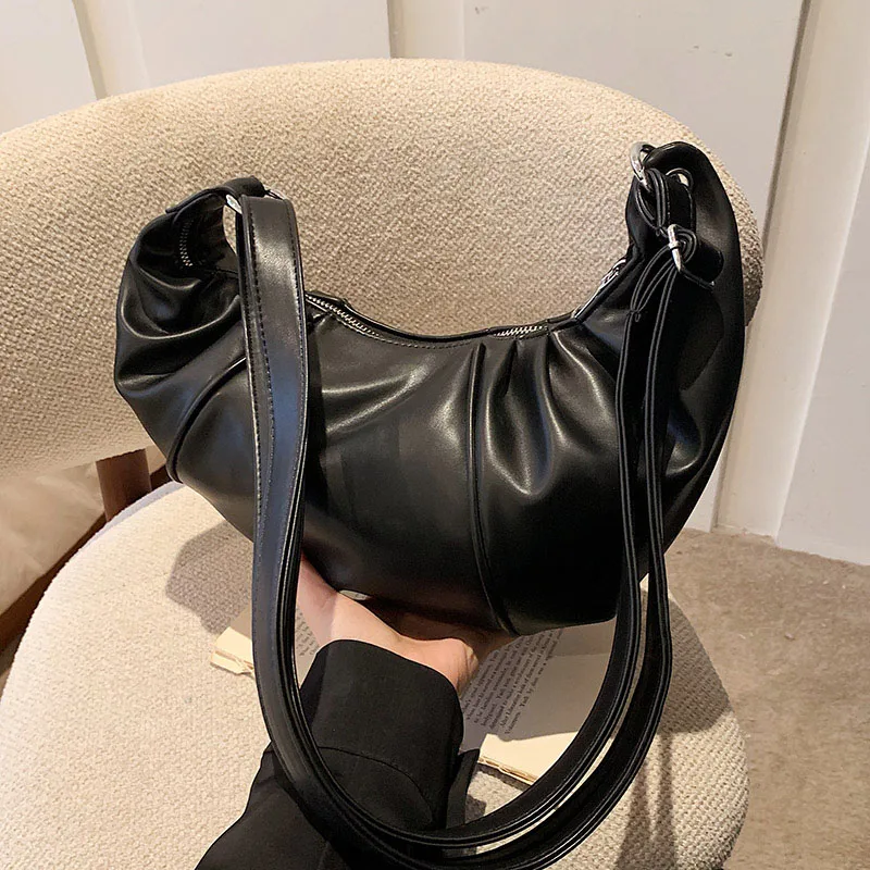 Модные дизайнерские сумки через плечо для женщин, новинка 2023, трендовая сумка через плечо с полумесяцем, женские простые кожаные сумки 
Модные дизайнерские сумки через плечо для женщин, новинка 2023, трендовая сумка через плечо с полумесяцем, женские простые кожаные сумки