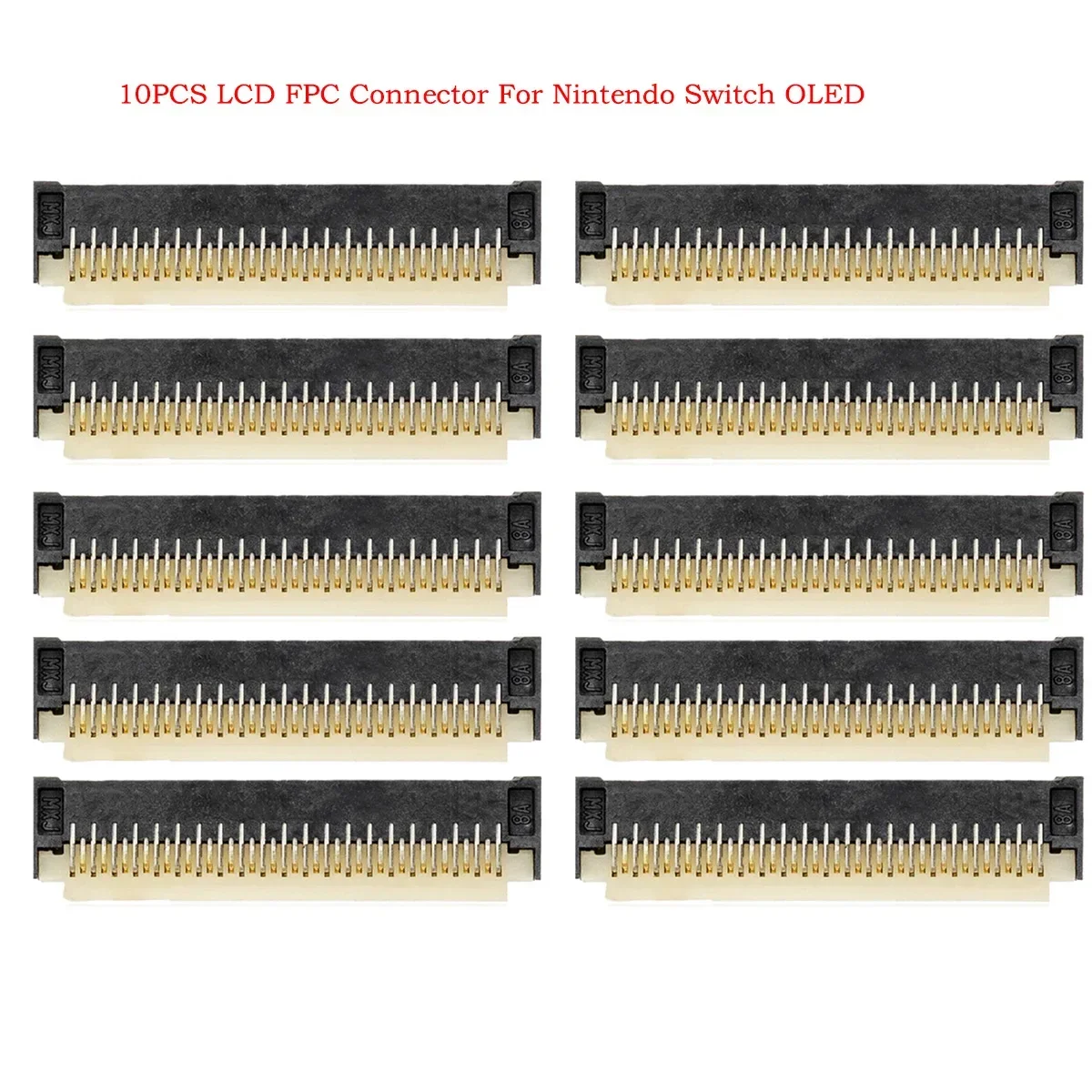 10 шт. для Nintendo Switch OLED ЖК-разъем FPC 43-контактный разъем консоли NSO зажим ЖК-разъема