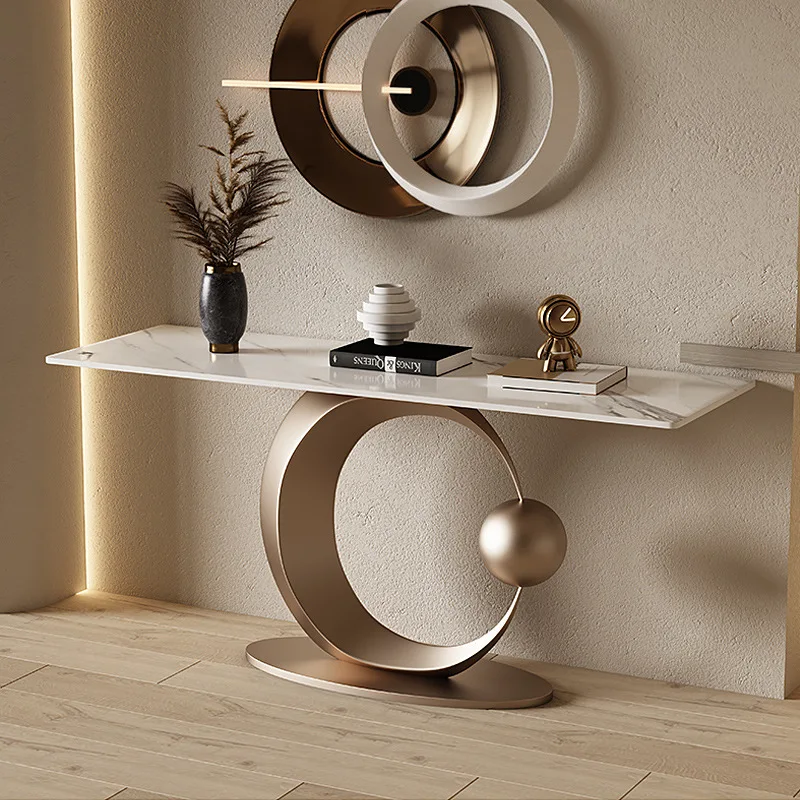 Luxury Stainless Steel Entrance Rock Slab Porch Table Minimalist Corridor Table Against The Wall Designer Porch Cabinet Is
Luxury Stainless Steel Entrance Rock Slab Porch Table Minimalist Corridor Table Against The Wall Designer Porch Cabinet Is