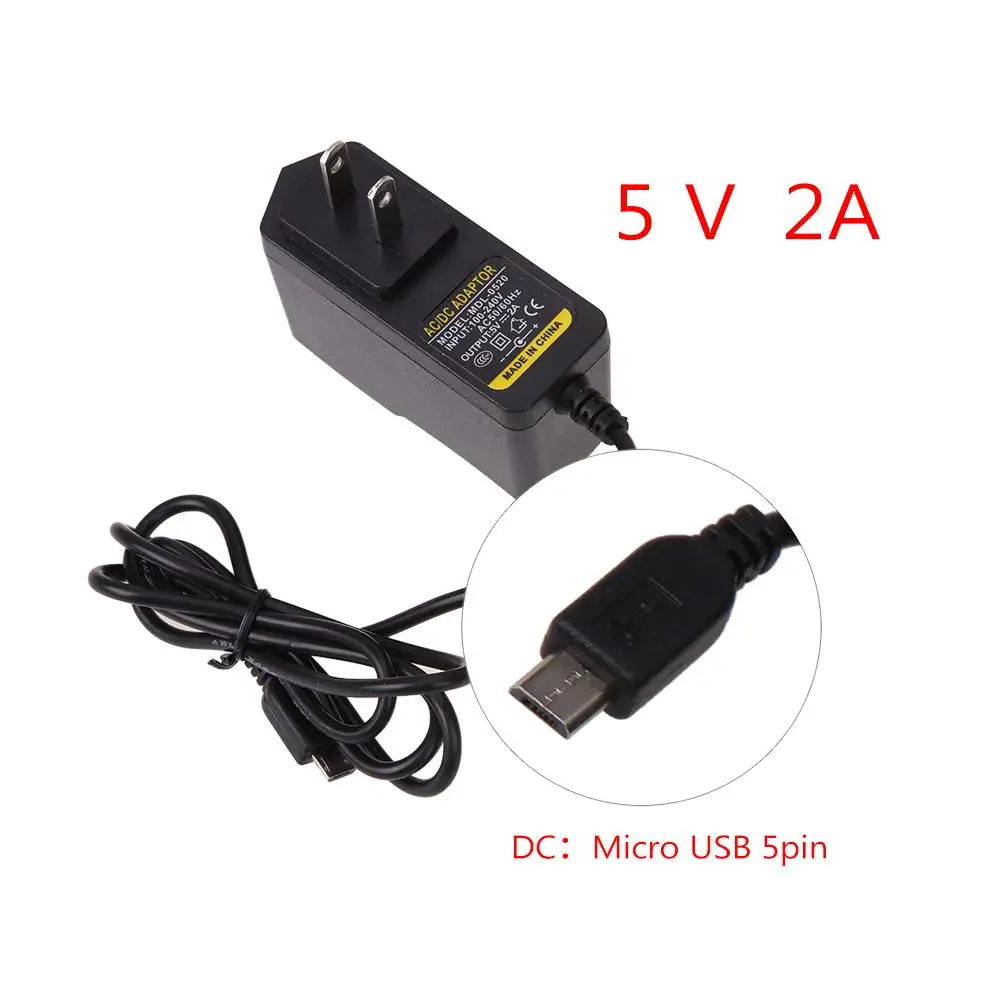 AC to DC 5V 2A Micro USB Power Supply Adapter for Windows Android Tablet PC Spec
AC to DC 5V 2A Micro USB Power Supply Adapter for Windows Android Tablet PC Spec