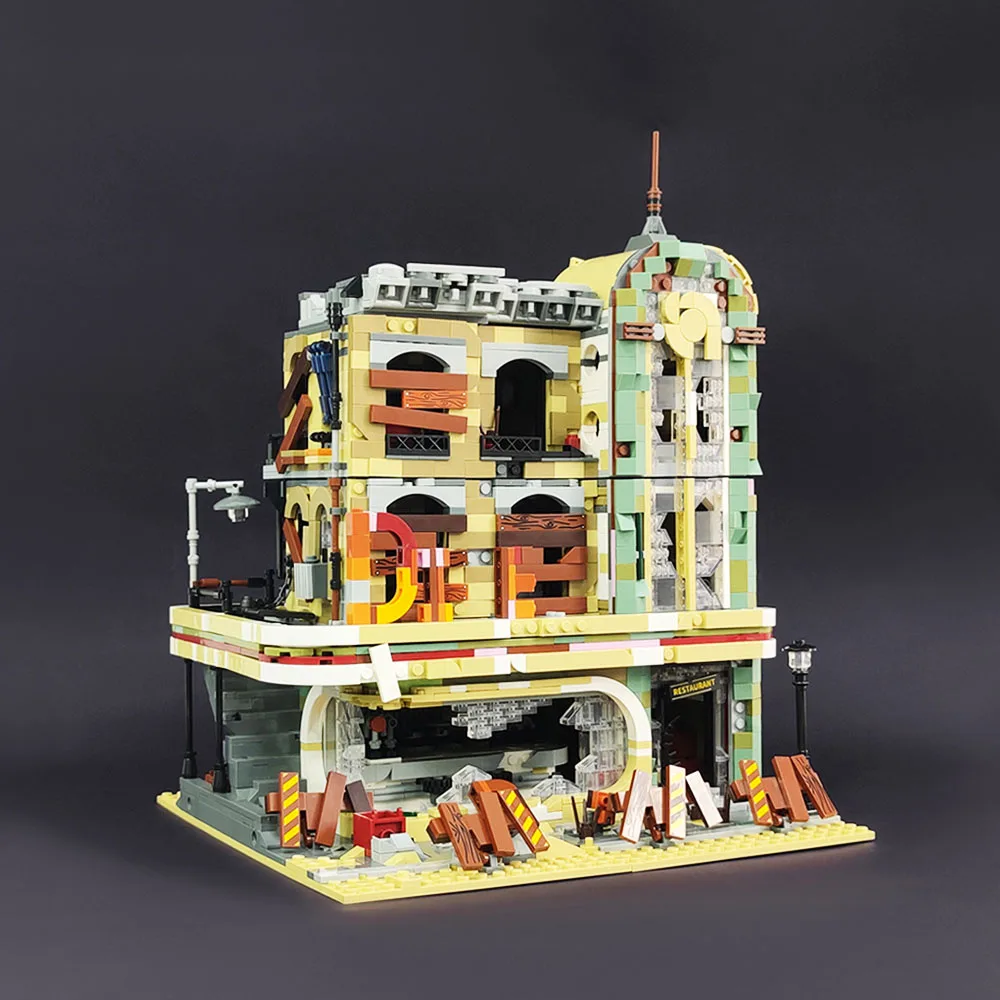 JIESTAR Creative Expert Street View Doomsday Restaurant 89101 Moc Bricks Modular House Model Building Blocks Downtown Diner
JIESTAR Creative Expert Street View Doomsday Restaurant 89101 Moc Bricks Modular House Model Building Blocks Downtown Diner