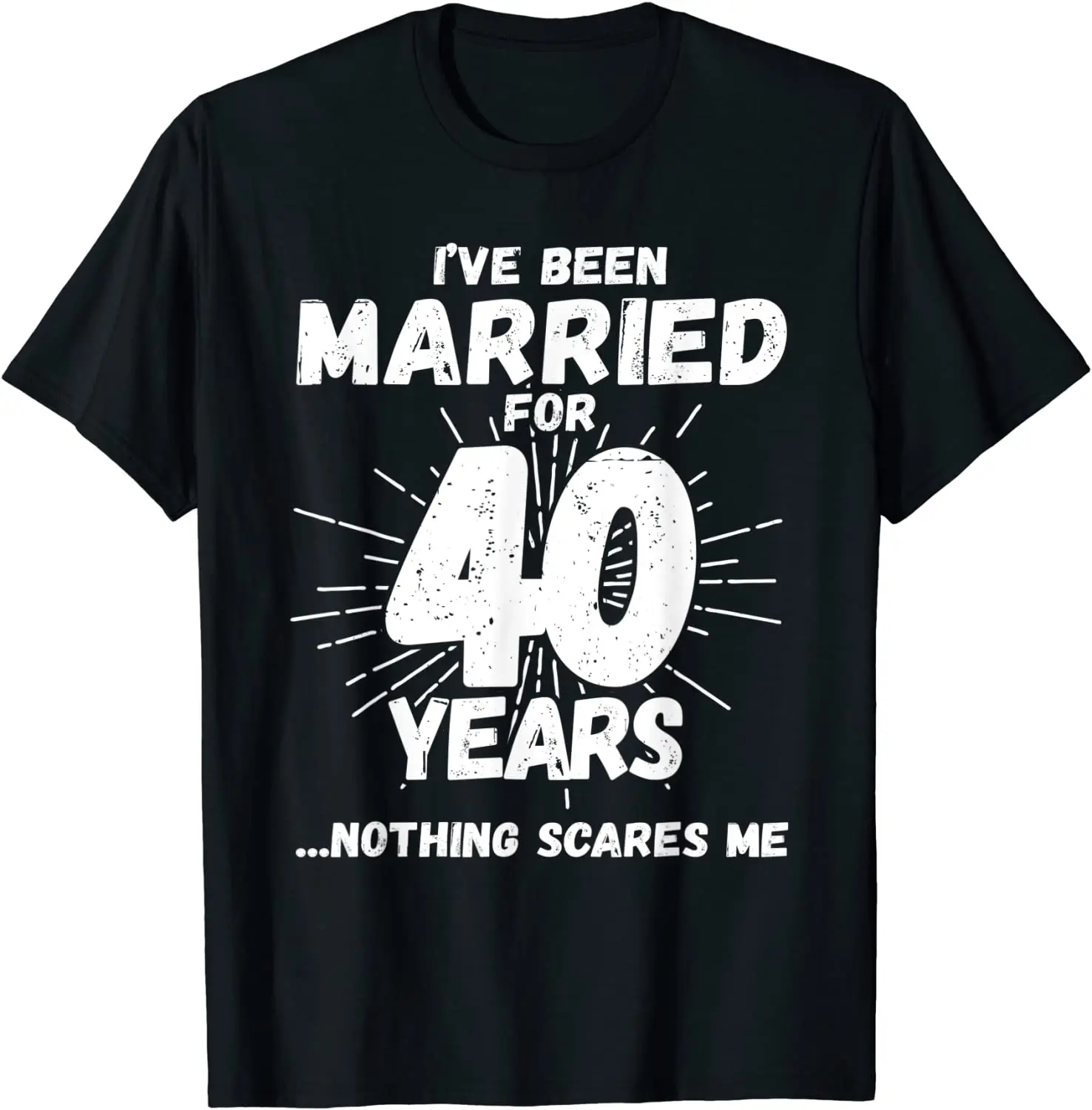 Couples Married 40 Years - Funny 40th Wedding Anniversary T-Shirt Normal Summer Tops Shirts Dominant Cotton Mens T Shirt
Couples Married 40 Years - Funny 40th Wedding Anniversary T-Shirt Normal Summer Tops Shirts Dominant Cotton Mens T Shirt