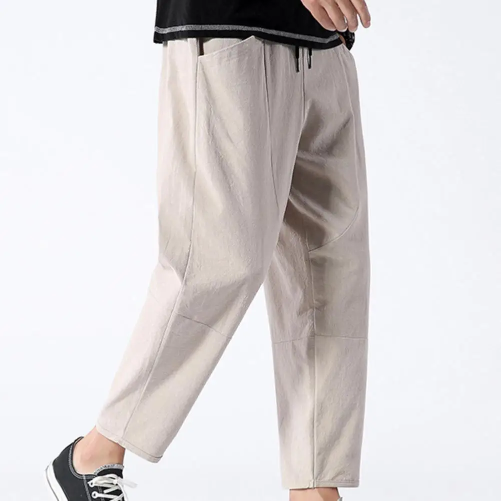 Comfortable Long Pants Versatile Men's Elastic Waist Drawstring Pants Comfortable Loose Fit Big Pockets Stylish for Casual
Comfortable Long Pants Versatile Men's Elastic Waist Drawstring Pants Comfortable Loose Fit Big Pockets Stylish for Casual