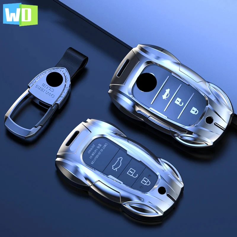 Металлический ФОБ для Toyota Crown Corolla Camry CHR BZ4X Prado RAV4 Avalon Prius Alpharo Mirai