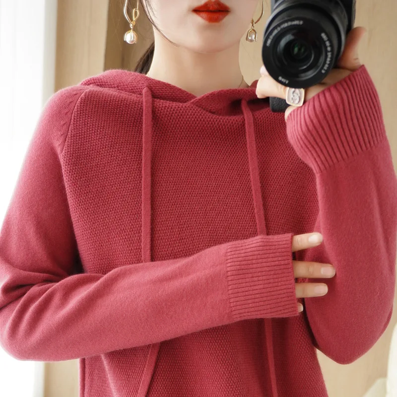 Women Hooded Sweater Autumn Winter Top Pull Femme Turtleneck Pullovers Sweaters Long Sleeve Slim Oversize Korean Women's Sweater
Women Hooded Sweater Autumn Winter Top Pull Femme Turtleneck Pullovers Sweaters Long Sleeve Slim Oversize Korean Women's Sweater