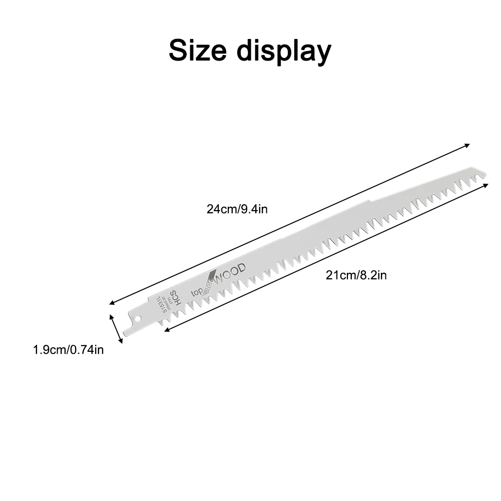 ForWooden Board For Plastic Board Reciprocating Saw Blade 1.2mm Thickness BI-Metal Sharp Teeth For Fast Cutting
ForWooden Board For Plastic Board Reciprocating Saw Blade 1.2mm Thickness BI-Metal Sharp Teeth For Fast Cutting