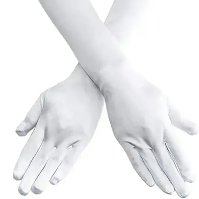 Long Opera Party Gloves for Women Satin Gloves Costumes Elbow Length Bridal Evening Dress Stretchy Adult Size Length Gloves 
Long Opera Party Gloves for Women Satin Gloves Costumes Elbow Length Bridal Evening Dress Stretchy Adult Size Length Gloves