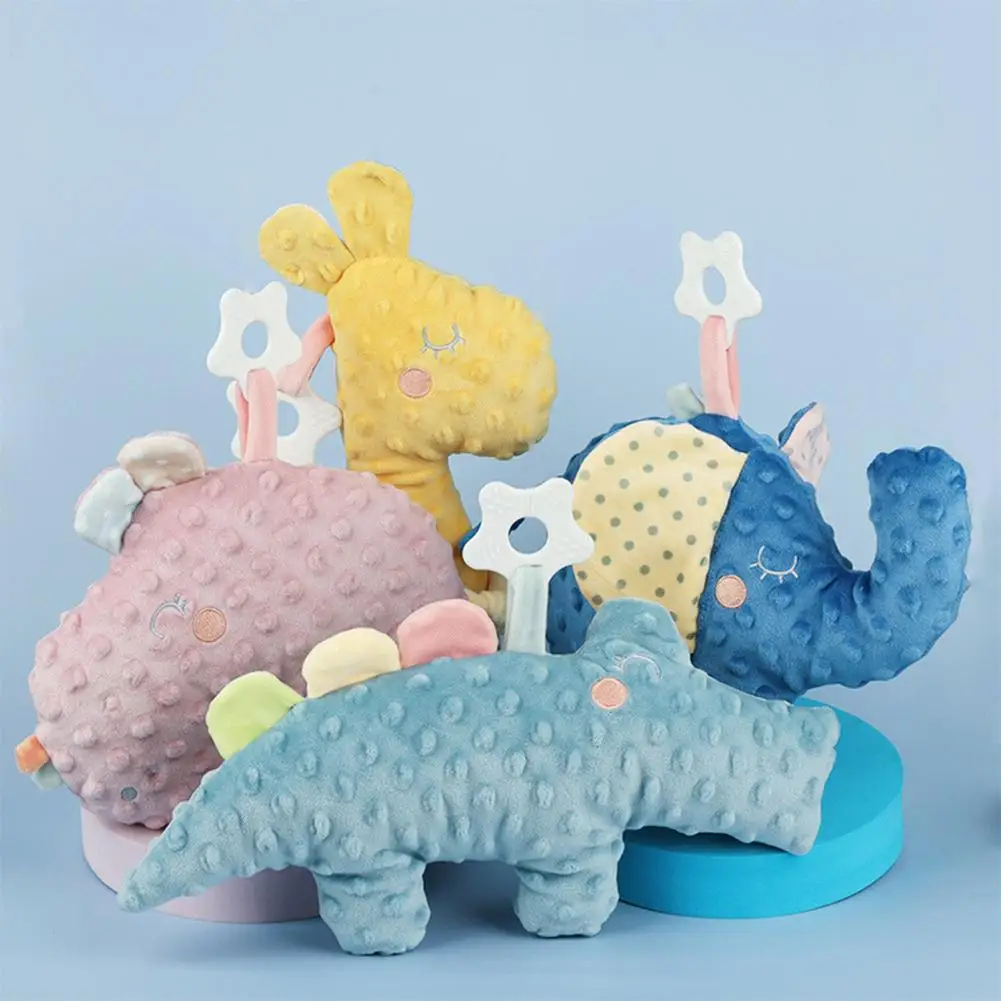 25cm Baby Plush Toy with Teether Lovely Elephant Giraffe Hippo Doll Appease Toy Soft Toddler Soothe Toy for Boys Girls
25cm Baby Plush Toy with Teether Lovely Elephant Giraffe Hippo Doll Appease Toy Soft Toddler Soothe Toy for Boys Girls