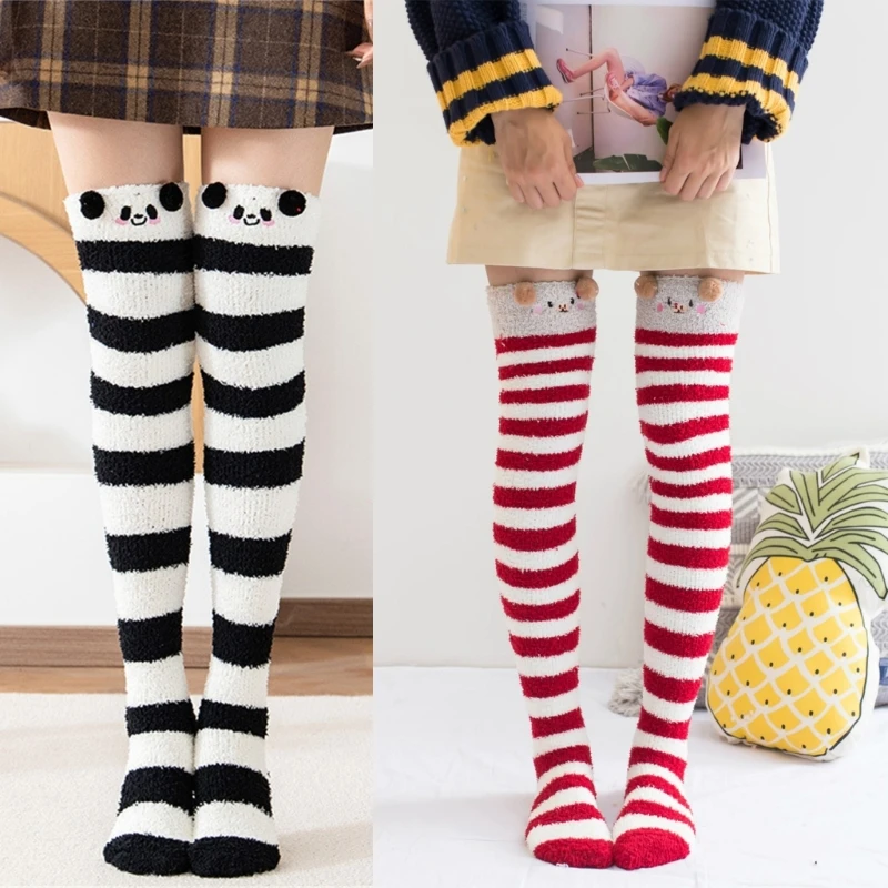 Women's Fuzzy Thigh High Socks Soft Coral Fleece Knee Socks Winter Warm Socks Comfortable over Knee High Socks Xmas-Gift
Women's Fuzzy Thigh High Socks Soft Coral Fleece Knee Socks Winter Warm Socks Comfortable over Knee High Socks Xmas-Gift