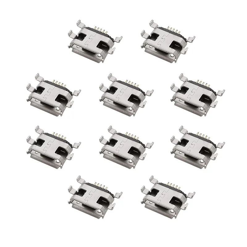Micro USB гнездо 5-контактное серебристого цвета для ремонта
Micro USB гнездо 5-контактное серебристого цвета для ремонта