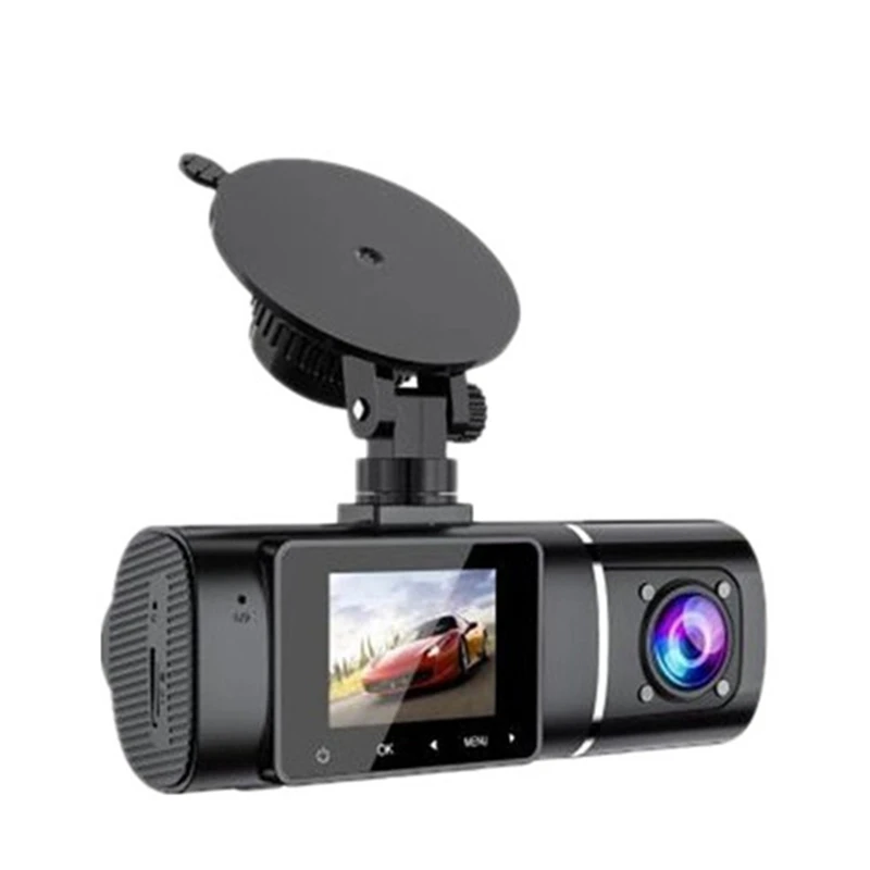 

Dual Lens Dash Cam FHD 1080P Front Inside Cabin 1.5Inch LCD Display Car Camera Driving Recorder For Car Parking Monitor