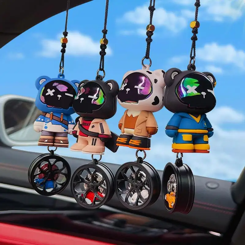 Car Swinging Ornament Cool Bear With Adjustable Lanyard Easy To Install & Remove Keeps Your Car Rearview Mirror Perfect For Auto
Car Swinging Ornament Cool Bear With Adjustable Lanyard Easy To Install & Remove Keeps Your Car Rearview Mirror Perfect For Auto
