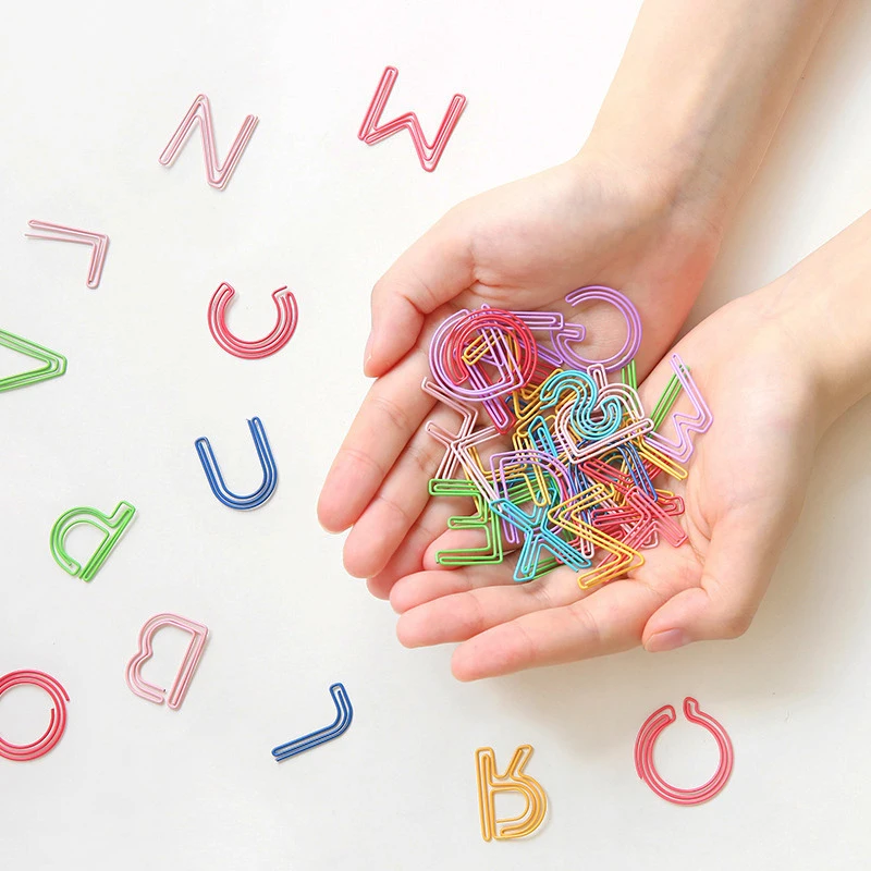 26pcs/pack Kawaii Alphabet Paper Clips Cute Metal Hollow Binder Clips Photo Tickets Notes Holder Letter Clamps Office Stationery
26pcs/pack Kawaii Alphabet Paper Clips Cute Metal Hollow Binder Clips Photo Tickets Notes Holder Letter Clamps Office Stationery