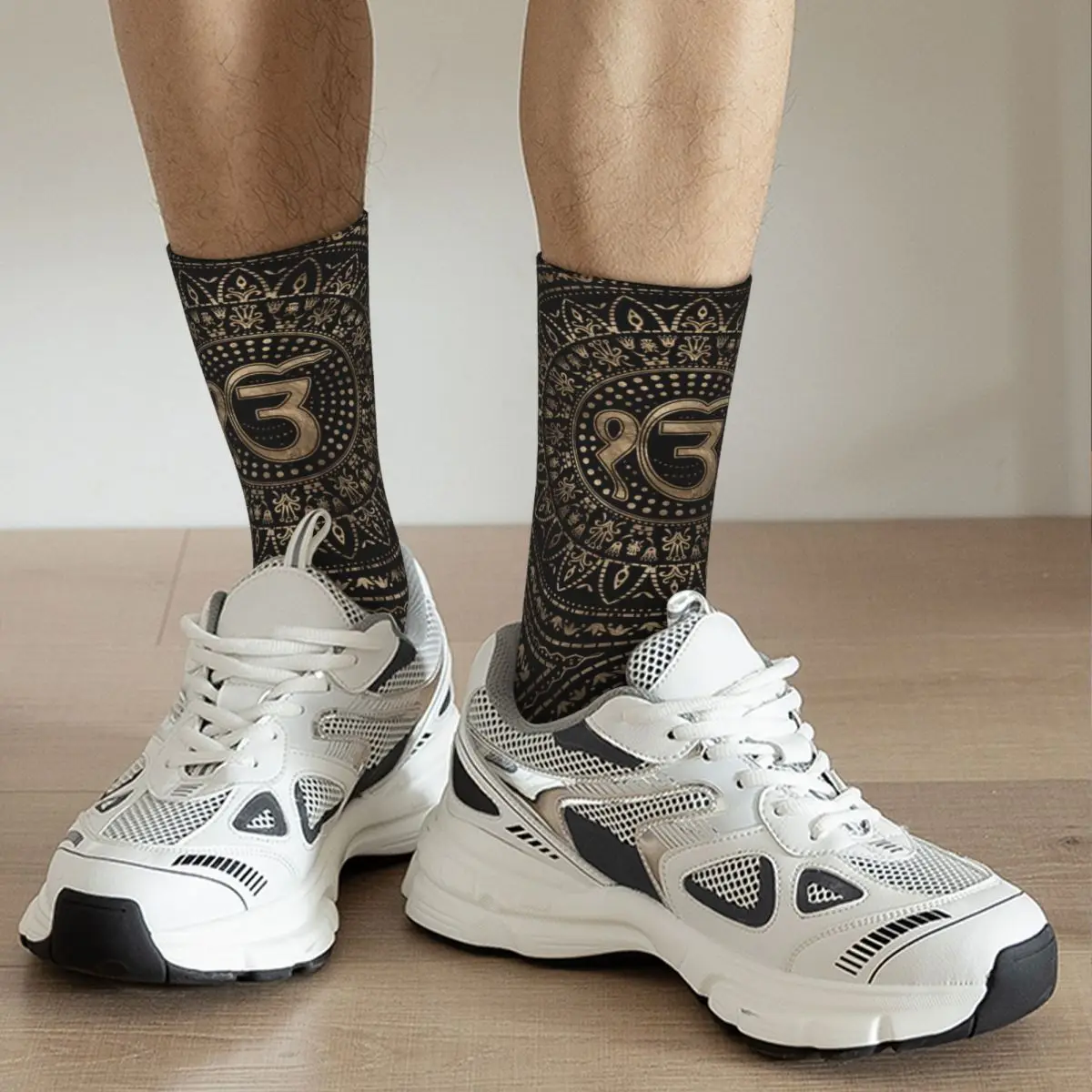 Ek Onkar , Ik Onkar Black And Gold Adult Socks Unisex socks,men Socks women Socks
Ek Onkar , Ik Onkar Black And Gold Adult Socks Unisex socks,men Socks women Socks