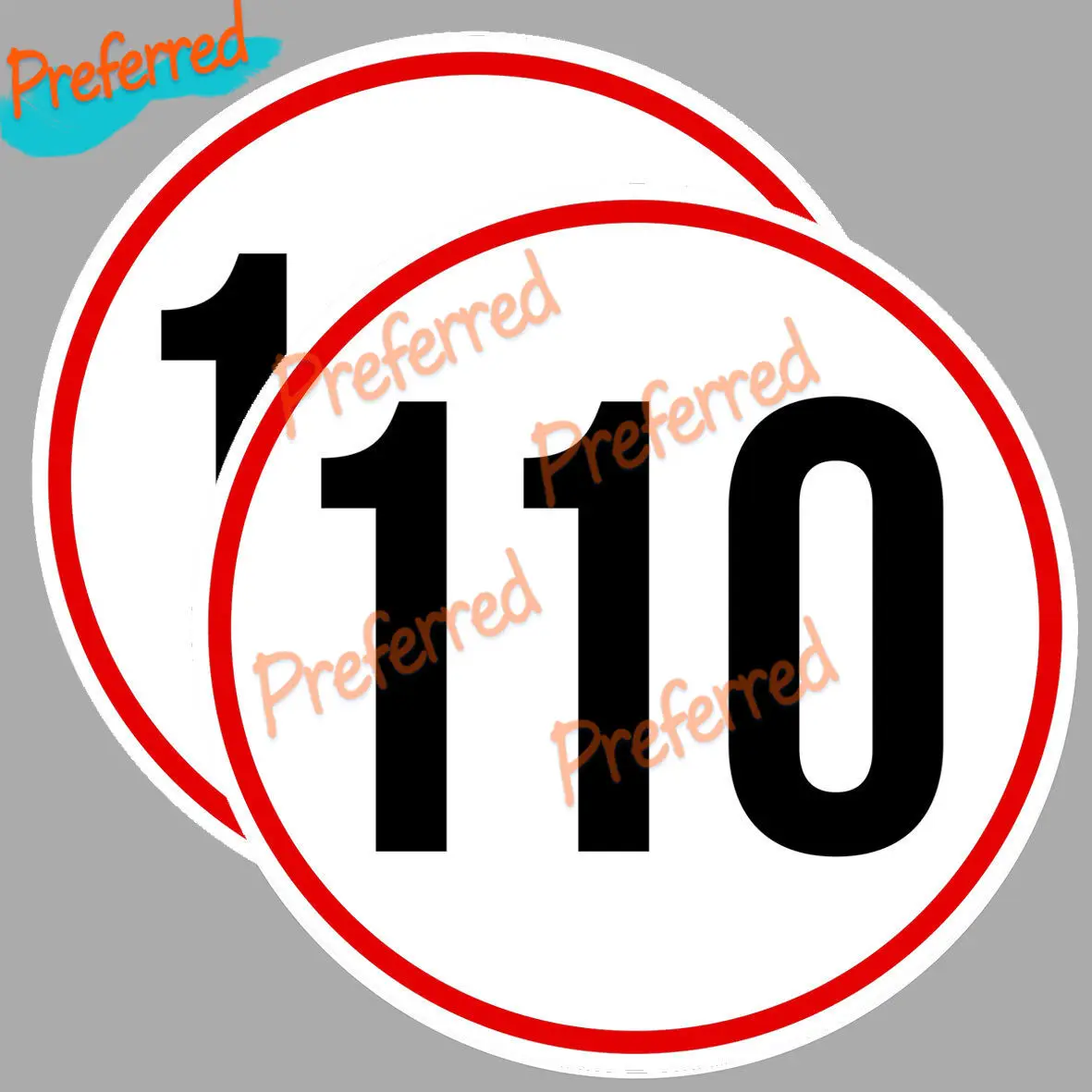 2 X Limit Speed 70-80-90-110 Km/h Auto Car Sticker Decal for Your All Cars Caravan Trailer Van Racing Helmet Trunk Toolbox
2 X Limit Speed 70-80-90-110 Km/h Auto Car Sticker Decal for Your All Cars Caravan Trailer Van Racing Helmet Trunk Toolbox