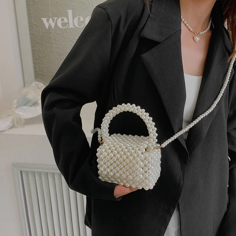Mini Bead Bag Hand-woven Celebrity Handbags Unique Design Ladies Party Bag Top-handle Purses And Handbags 2023 New
Mini Bead Bag Hand-woven Celebrity Handbags Unique Design Ladies Party Bag Top-handle Purses And Handbags 2023 New