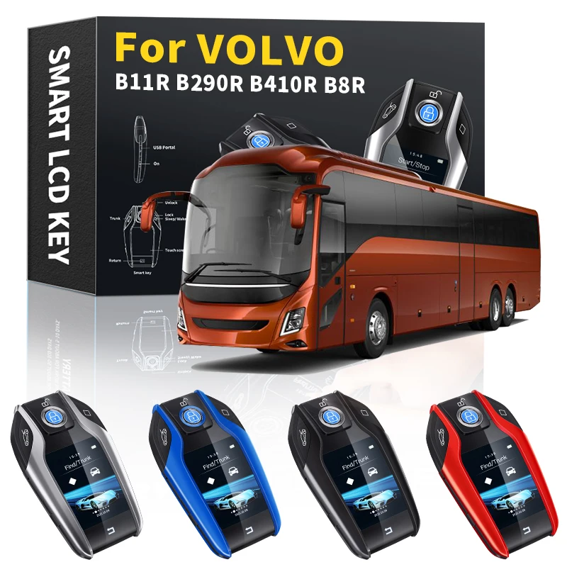 Remote Key LCD Display Screen for keyless-go smart key vehicle For VOLVO B11R B290R B410R B8R 2000 2001 2002 2003 2004 2005-2022
Remote Key LCD Display Screen for keyless-go smart key vehicle For VOLVO B11R B290R B410R B8R 2000 2001 2002 2003 2004 2005-2022