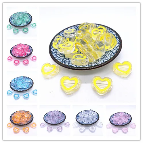 Acrylic transparent love drop oil Beaded DIY jewelry hair rope mobile phone chain accessories
Acrylic transparent love drop oil Beaded DIY jewelry hair rope mobile phone chain accessories