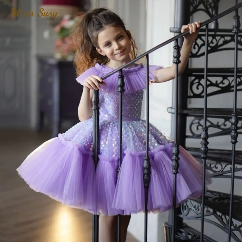 Baby Girl Princess Sequins Tutu Dress Lotus Collar Child Gauze Layer Tulle Vestido Party Pageant Birthday Carnival 2-10Y
Baby Girl Princess Sequins Tutu Dress Lotus Collar Child Gauze Layer Tulle Vestido Party Pageant Birthday Carnival 2-10Y