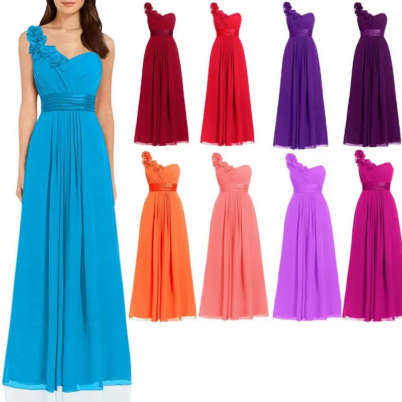 Платье подружки невесты на одно плечо, ТРАПЕЦИЕВИДНОЕ шифоновое платье, подружка невесты, женское синее платье для свадебной вечеринки 
Платье подружки невесты на одно плечо, ТРАПЕЦИЕВИДНОЕ шифоновое платье, подружка невесты, женское синее платье для свадебной вечеринки