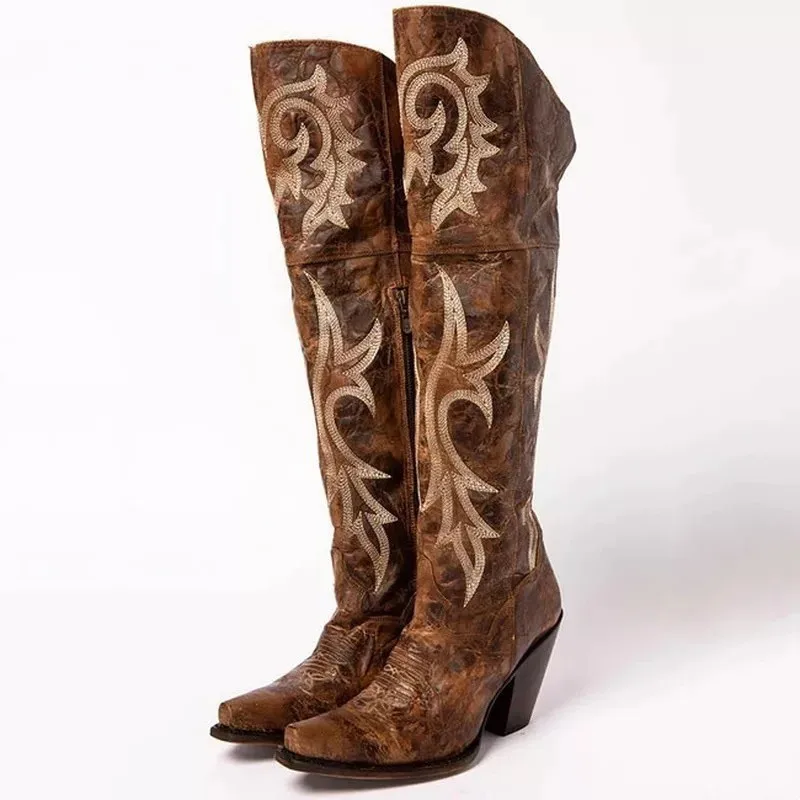 IPPEUM Over The Knee Boots Women Boots Winter 2022 Designer Luxury High Heel Retro Embroidered Plus Size Women Shoes Elegant
IPPEUM Over The Knee Boots Women Boots Winter 2022 Designer Luxury High Heel Retro Embroidered Plus Size Women Shoes Elegant