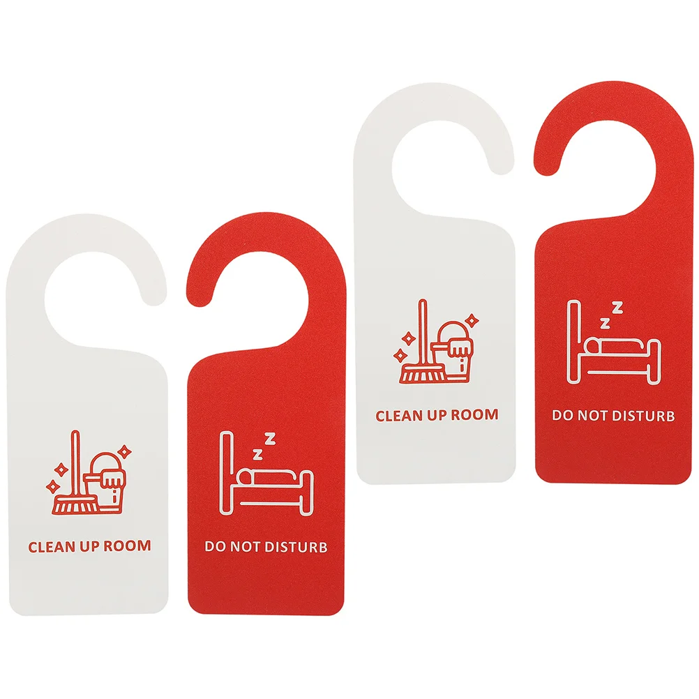 4 Pcs Do Not Disturb Listing Office Door Sign PVC Hanger Tags Hotel Signs Double Sides
4 Pcs Do Not Disturb Listing Office Door Sign PVC Hanger Tags Hotel Signs Double Sides