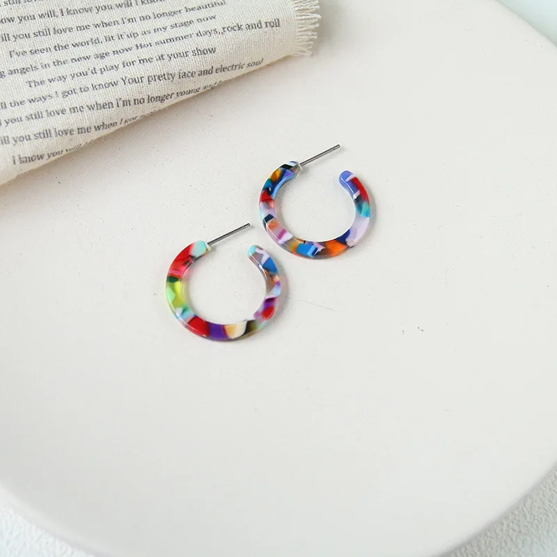 Multicolor Tortoise Shell Hoops, Blue Green Pink Yellow, Resin Hoop Earrings Findings, Acrylic Acetate Jewelry Supply
Multicolor Tortoise Shell Hoops, Blue Green Pink Yellow, Resin Hoop Earrings Findings, Acrylic Acetate Jewelry Supply