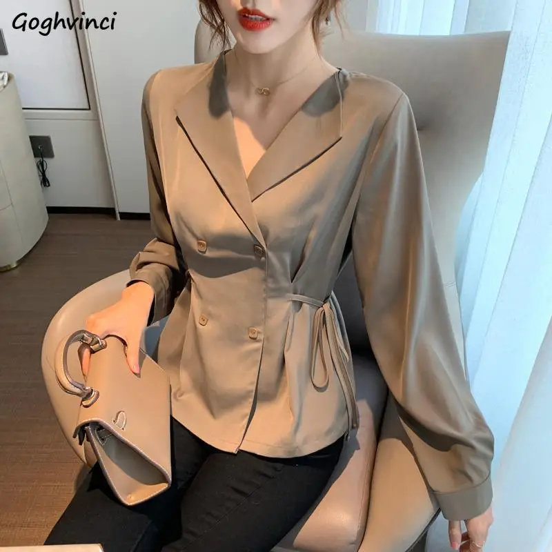 Shirts Women Elegant Office Ladies Popular Trendy Street Wear Young All-match Spring Clothing Ins Cosy Korean Style Leisure Fit 
Shirts Women Elegant Office Ladies Popular Trendy Street Wear Young All-match Spring Clothing Ins Cosy Korean Style Leisure Fit
