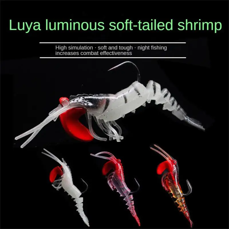 1~5PCS 7cm 12.6g Multinode Shrimp Lures Sea Fishing With Luminous Prawns Soft Bait Perch Sea Bass Shrimp Bait Jigging Hook
1~5PCS 7cm 12.6g Multinode Shrimp Lures Sea Fishing With Luminous Prawns Soft Bait Perch Sea Bass Shrimp Bait Jigging Hook