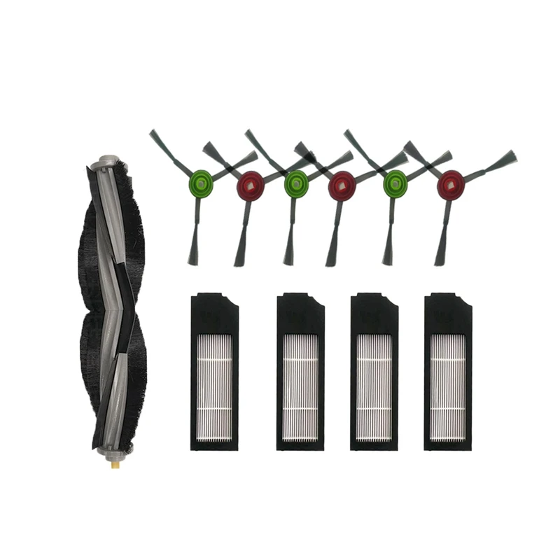 Запчасти для пылесоса ECOVACS T10/T10, фильтр НЕРА, основная и боковая щетки, сменные детали для дома
Запчасти для пылесоса ECOVACS T10/T10, фильтр НЕРА, основная и боковая щетки, сменные детали для дома