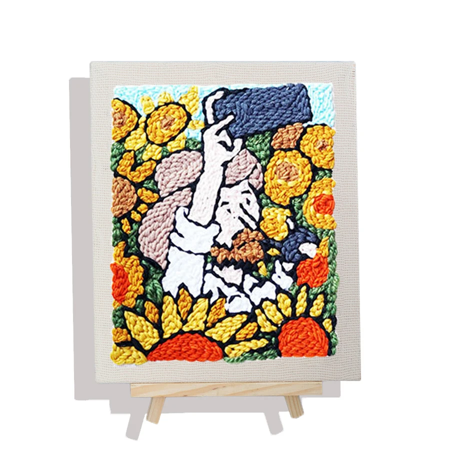 Embroidery Kit Wholesale Sunflower Cartoon DIY Craft Embroidery Set Needle Embroidery Kit Flowers Embroidery Patterns
Embroidery Kit Wholesale Sunflower Cartoon DIY Craft Embroidery Set Needle Embroidery Kit Flowers Embroidery Patterns