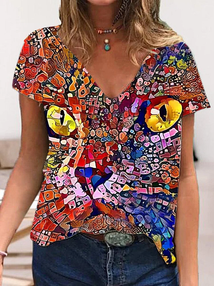 2022 Fashion Street Skull Trend Pure Cotton Harajuku Plus Size Ladies Boutique T-Shirt Cat Soft Material New Original Pattern
2022 Fashion Street Skull Trend Pure Cotton Harajuku Plus Size Ladies Boutique T-Shirt Cat Soft Material New Original Pattern
