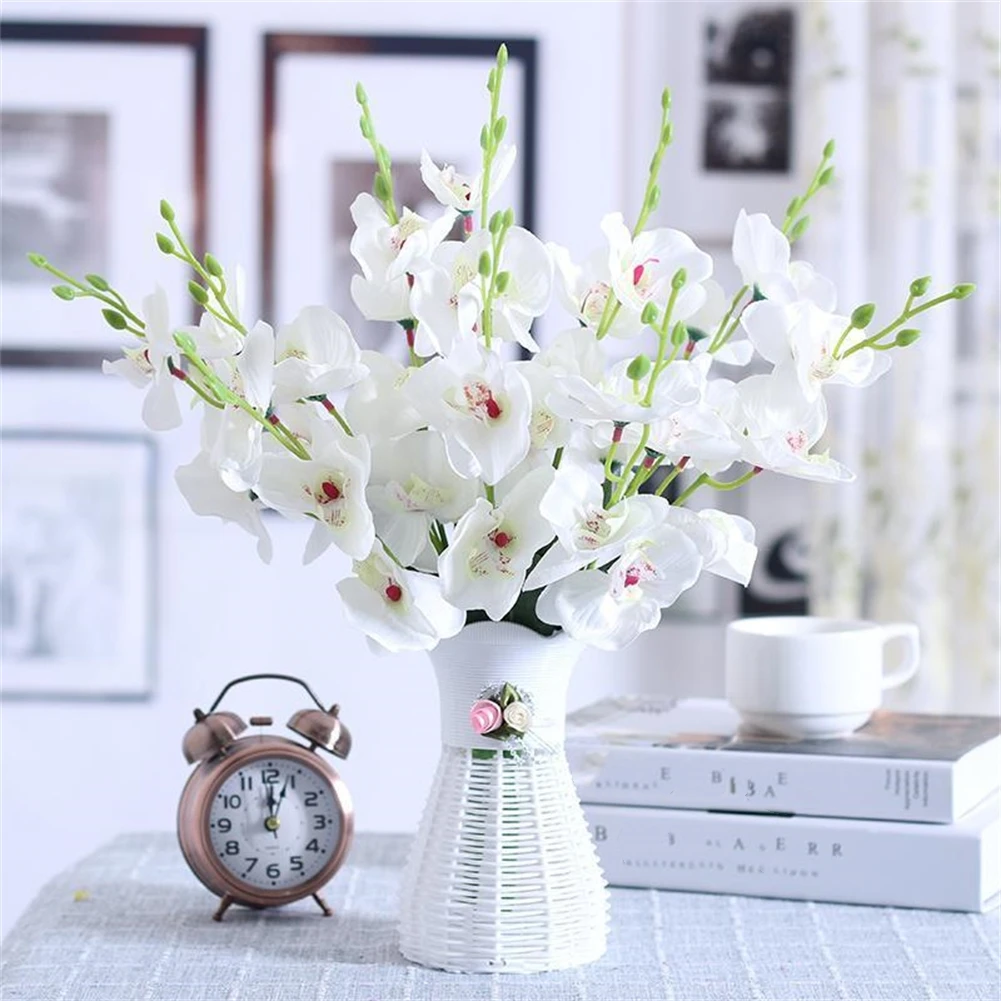 Silk Artificial Butterfly Orchid Flowers Wedding Home Table Decoration Purple Phalaenopsis Fake Bouquet Centerpieces Accessories
Silk Artificial Butterfly Orchid Flowers Wedding Home Table Decoration Purple Phalaenopsis Fake Bouquet Centerpieces Accessories