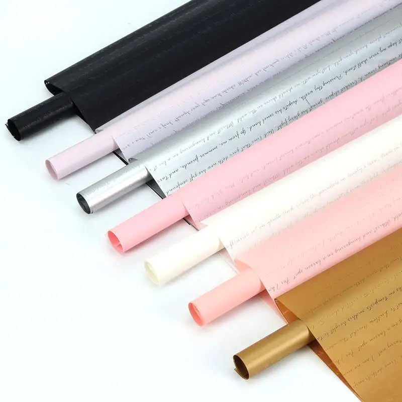20pcs/Lot Small English Letters Printed Korean Style Waterproof Flower Wrapping Paper for Valentine's Day Wedding Party
20pcs/Lot Small English Letters Printed Korean Style Waterproof Flower Wrapping Paper for Valentine's Day Wedding Party