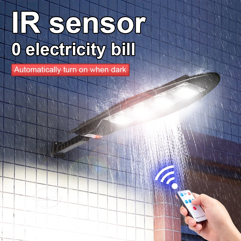 2500W Powerful Solar Led Light Outdoor 168 LED Solar Lamp Illuminate Garden Lights Waterproof Street Lamp With Motion Sensor
2500W Powerful Solar Led Light Outdoor 168 LED Solar Lamp Illuminate Garden Lights Waterproof Street Lamp With Motion Sensor