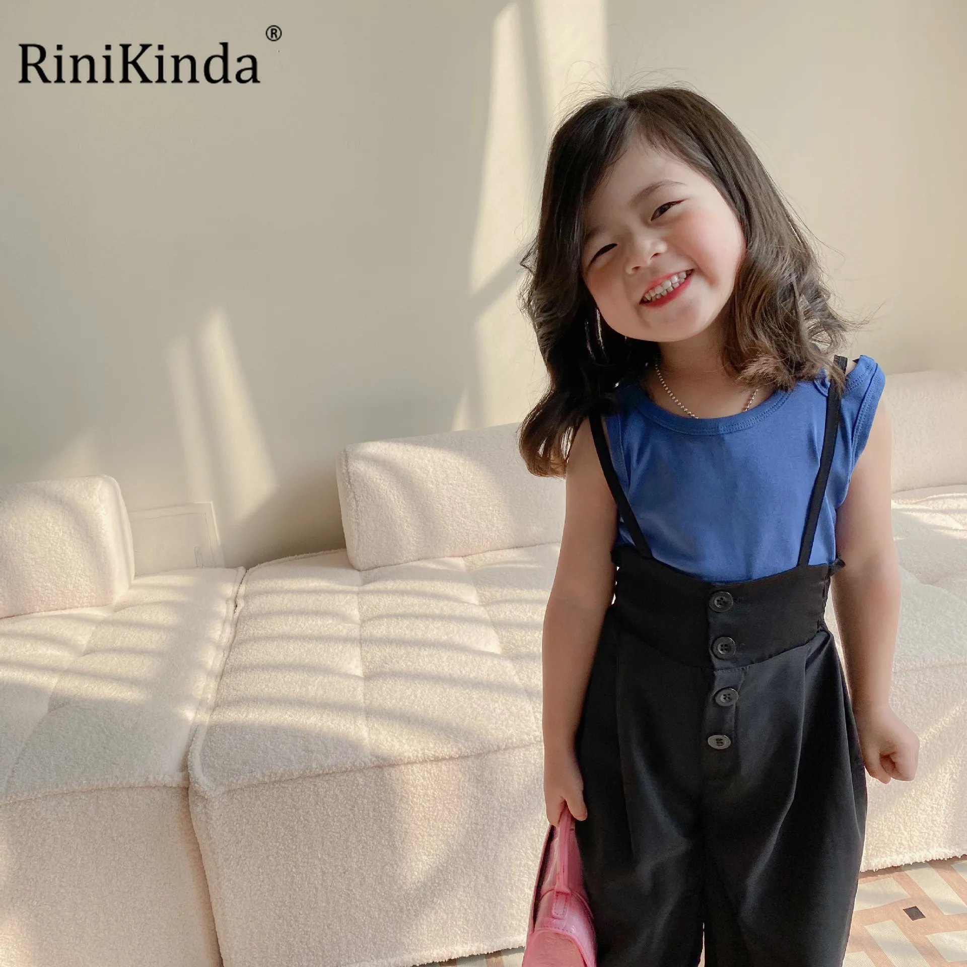 RiniKinda Girls Clothes Set 2022 Teen Cute New Korean Casual Vest And Overalls Wide Leg Pants Fashion Children Two Piece Suit
RiniKinda Girls Clothes Set 2022 Teen Cute New Korean Casual Vest And Overalls Wide Leg Pants Fashion Children Two Piece Suit