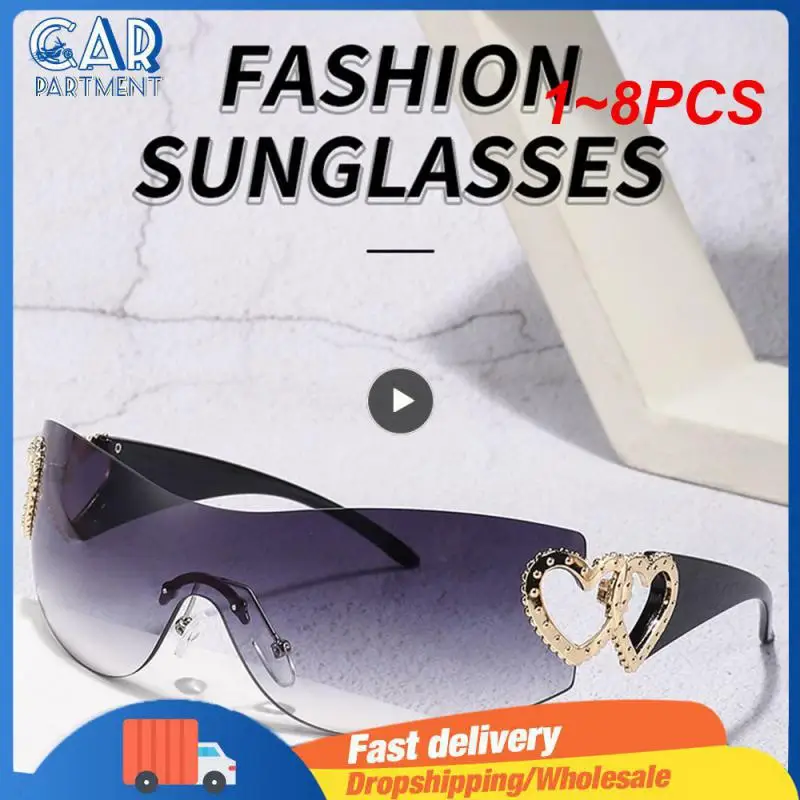1~8PCS Ins Hot Y2k Sunglasses Women Fashion Piece Sun Glasses Men Shades Sports Goggles UV400 Eyewear
1~8PCS Ins Hot Y2k Sunglasses Women Fashion Piece Sun Glasses Men Shades Sports Goggles UV400 Eyewear