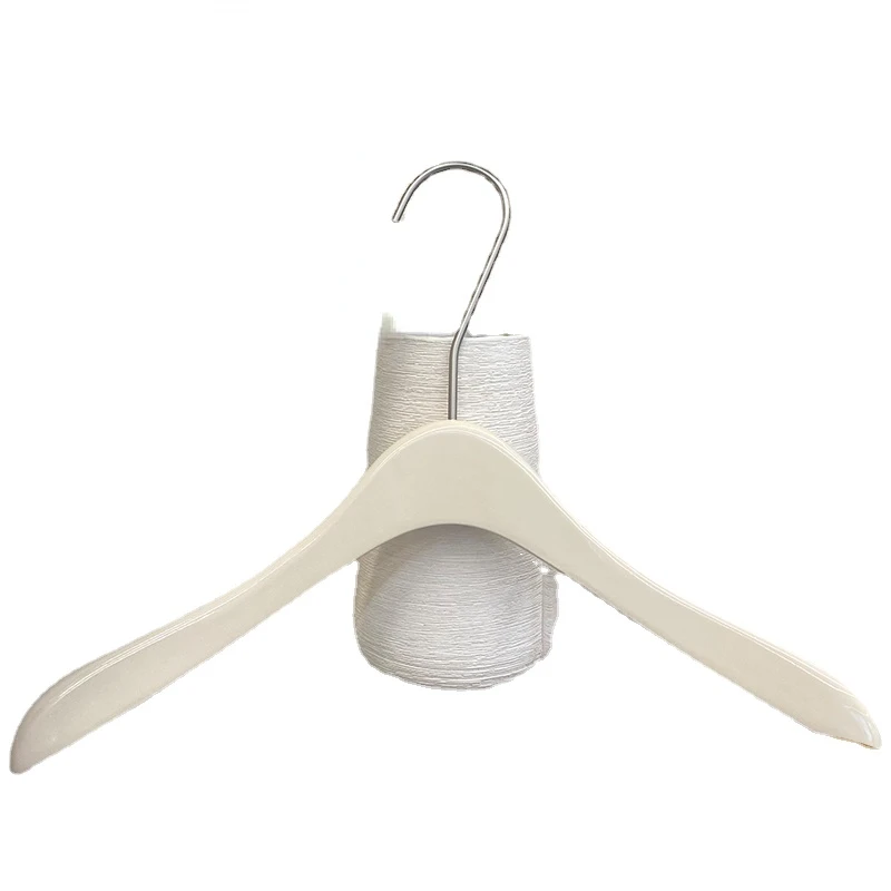 Clothing Store Hanger Beech Milk White Solid Wood Hanger Women's Clothing Special Beige High-End Non-Slip Trouser Clips Shelf
Clothing Store Hanger Beech Milk White Solid Wood Hanger Women's Clothing Special Beige High-End Non-Slip Trouser Clips Shelf