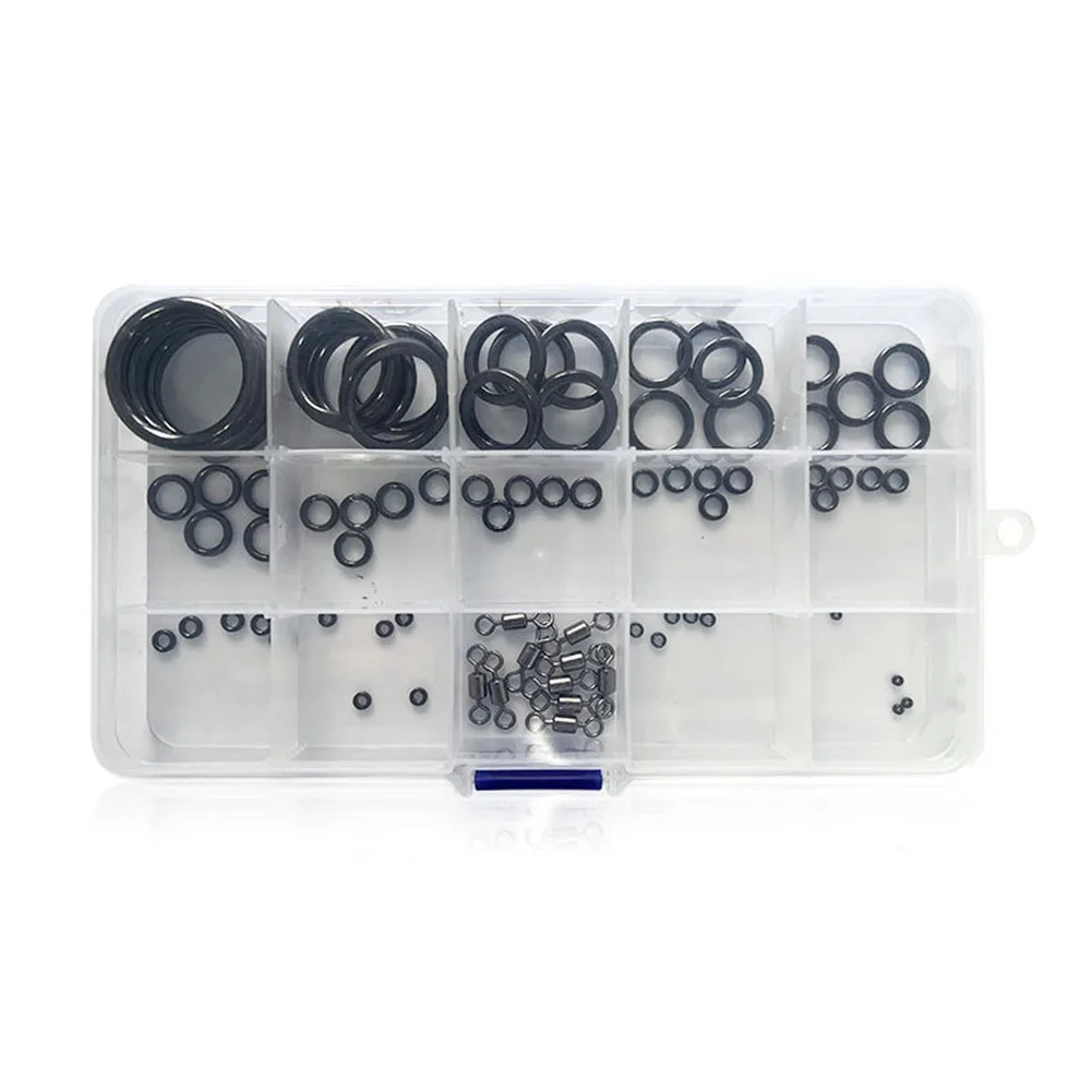 80pcs Rod Repair Kit With Box 17cm High-speed Fishing Swivel Snap Ceramic Guide Ring Pole Eye 2#-30# Pesca Fishing Accessories
80pcs Rod Repair Kit With Box 17cm High-speed Fishing Swivel Snap Ceramic Guide Ring Pole Eye 2#-30# Pesca Fishing Accessories